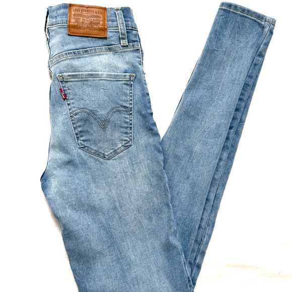 Levi’s Mile High Super Skinny Jeans Size 24 - Picture 3 of 7